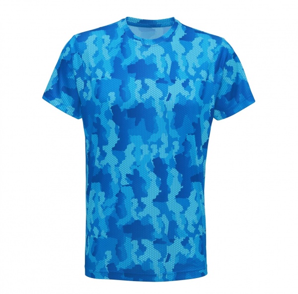 Tempest Tour Sapphire Blue Mens Camo T